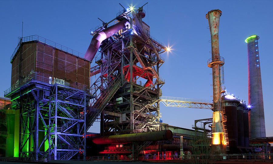 Steel Industry Blast Furnace Photograph by Dirk Ercken