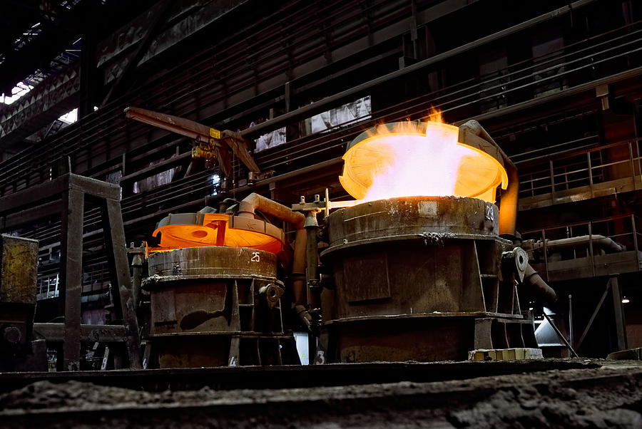 Crane Photograph - Steel Industry in Smederevo. Serbia by Juan Carlos Ferro Duque