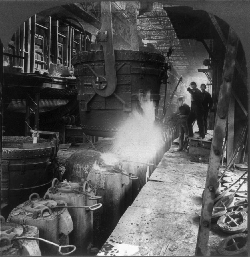 Steel Mill, C1905 Photograph by Granger