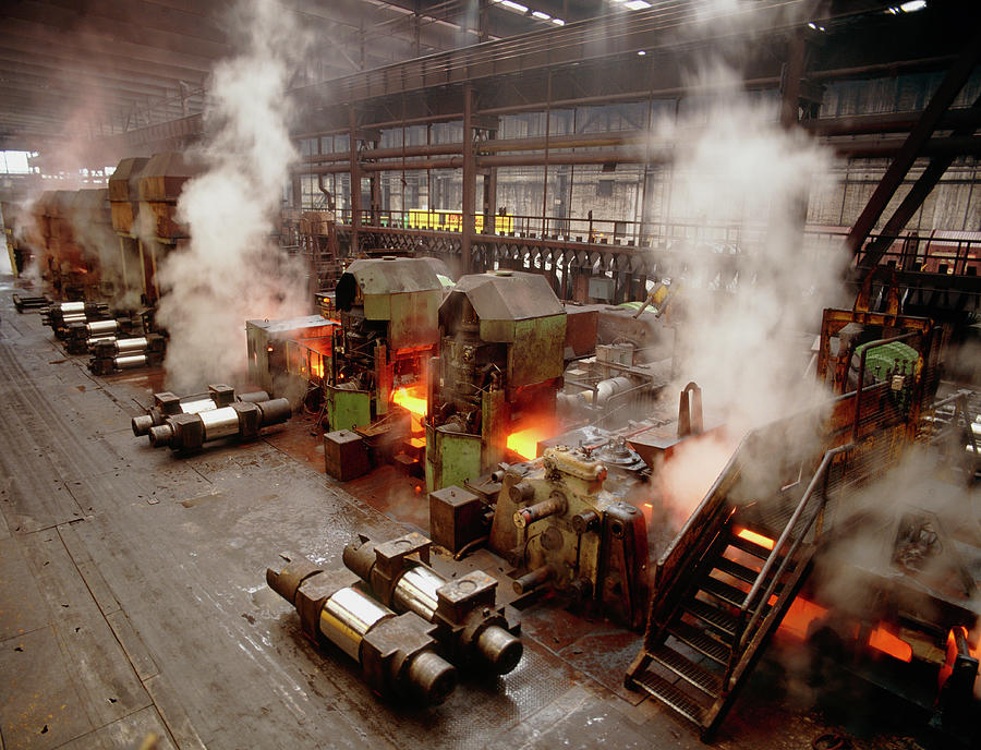 Steel Mill Interior Photograph by Maximilian Stock Ltd/science Photo Library