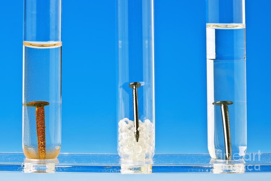 Steel Oxidation Experiment Photograph by Martyn F. Chillmaid