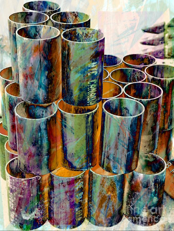 Steel Pipes Photograph by Lilliana Mendez