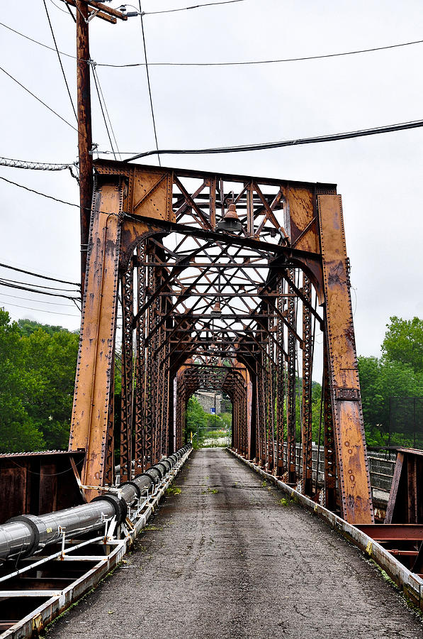 Steel Span Railroad Bridge Manayunk  Philadelphia Pa Photograph by Bill Cannon