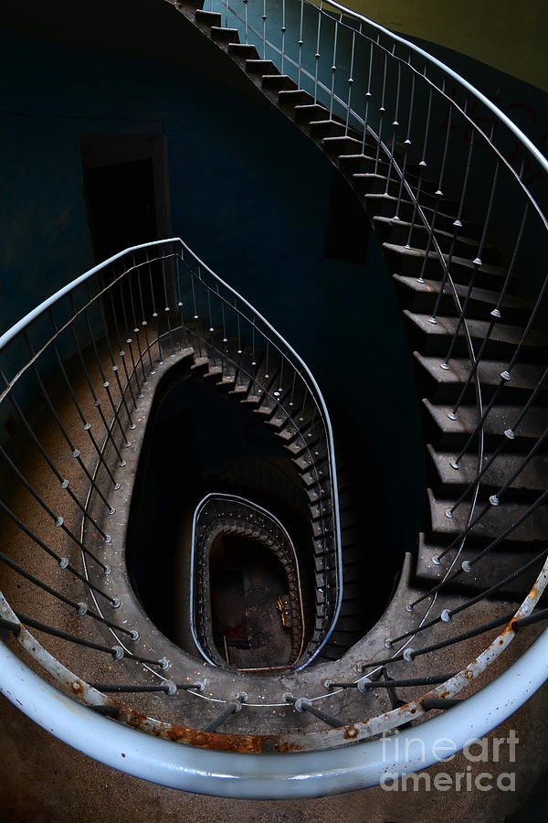 Architecture Photograph - Steel spirals by Jaroslaw Blaminsky