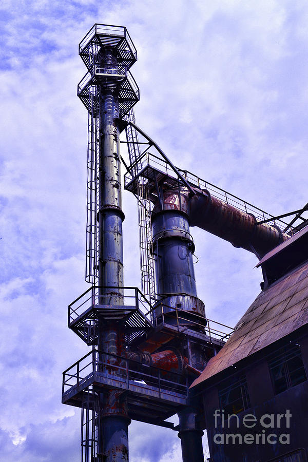 Steel Stacks Reaching Towards the Sky Photograph by Paul Ward