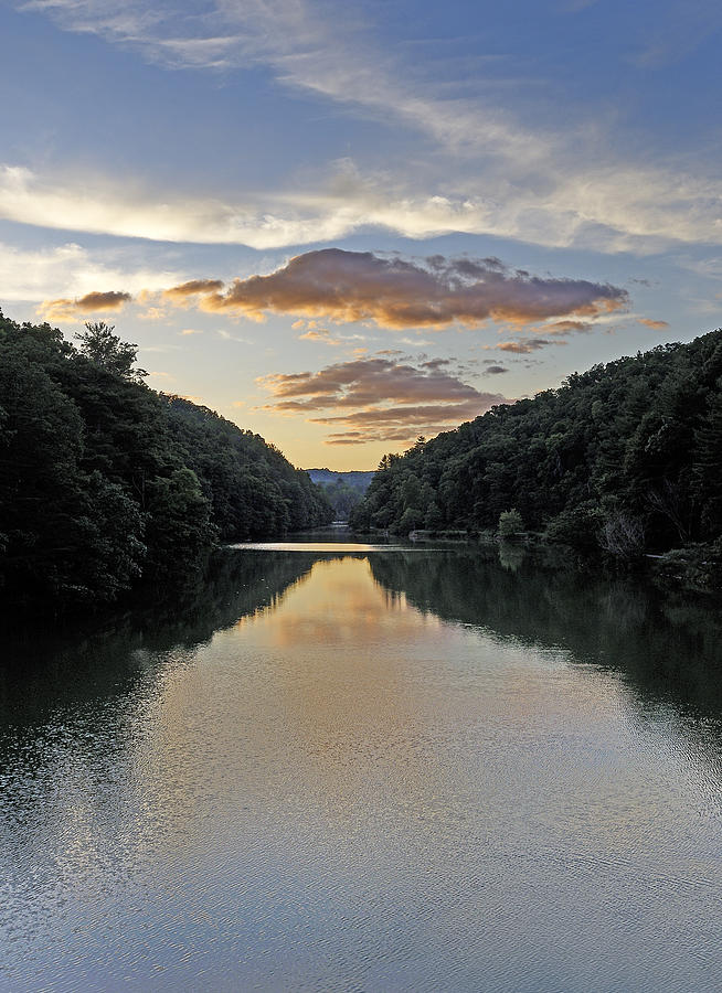 Steele Creek Park - Sunset - Bristol Tennessee Photograph by Brendan Reals