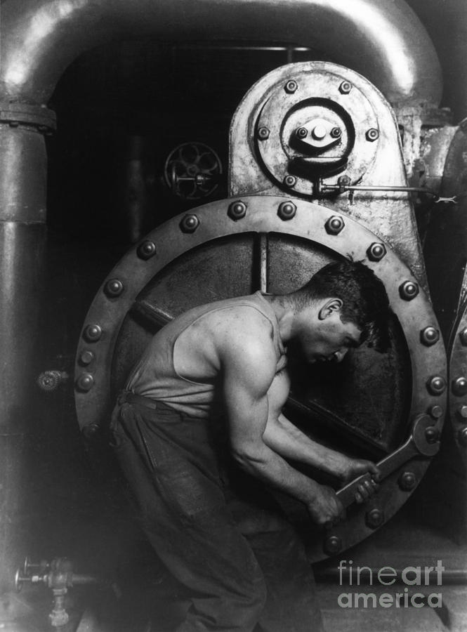 Steelworker Photograph by Photo Researchers Inc