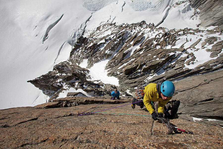 Steep Dry Tooling High Photograph by Jonathan Griffith - Fine Art America