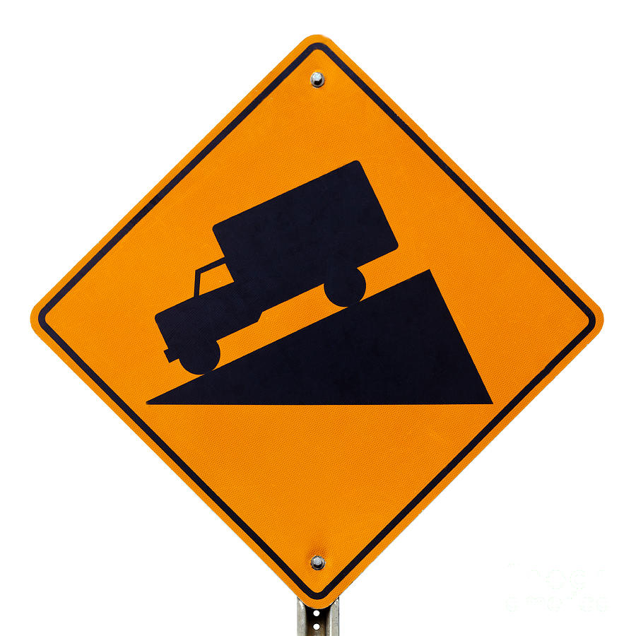 Hill Ahead Sign