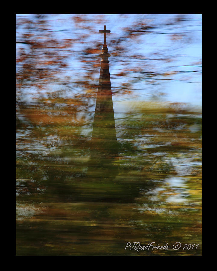 Steeple in Autumn Photograph by PJQandFriends Photography