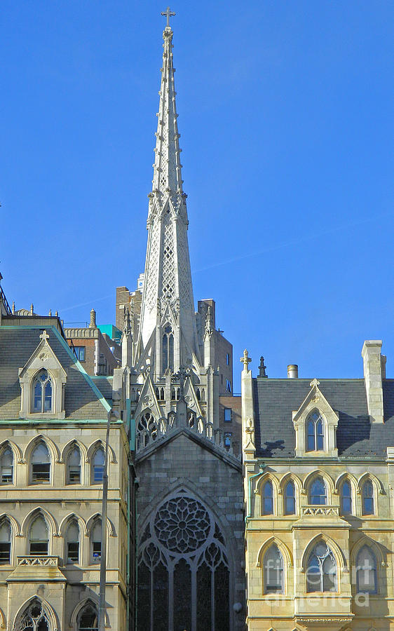 Steeple of Grace Episcopal Church NYC Photograph by Emmy Vickers