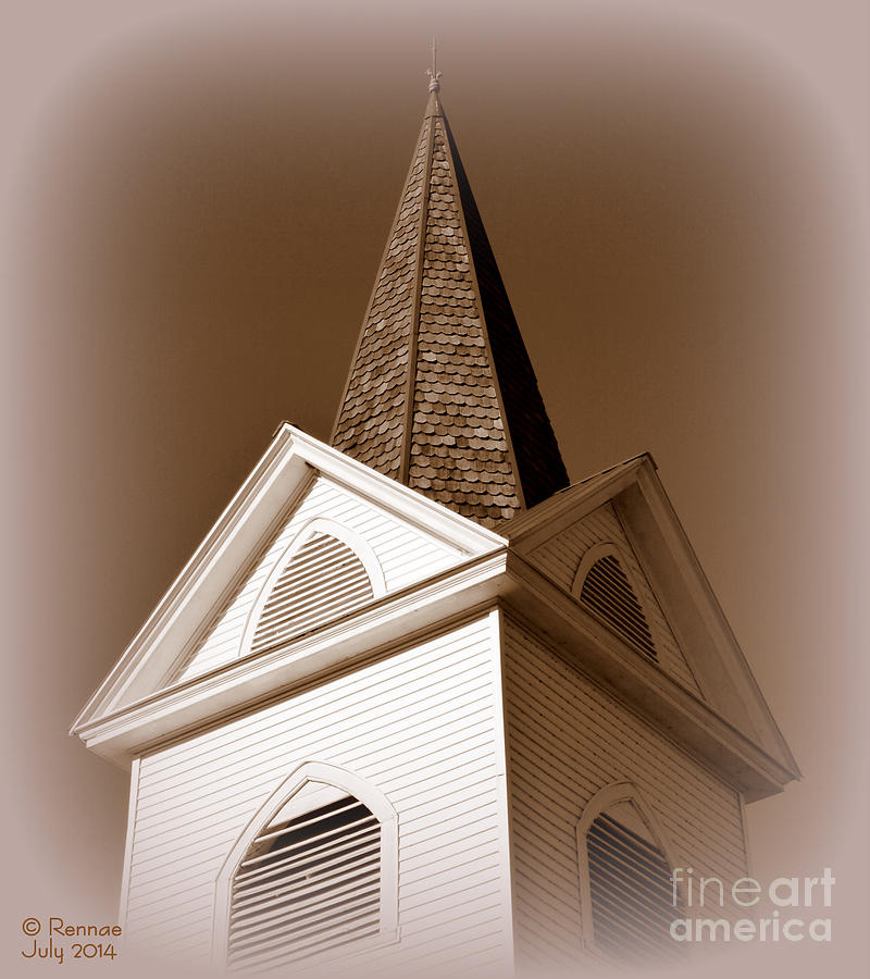 Architecture Photograph - Steeple by Rennae Christman