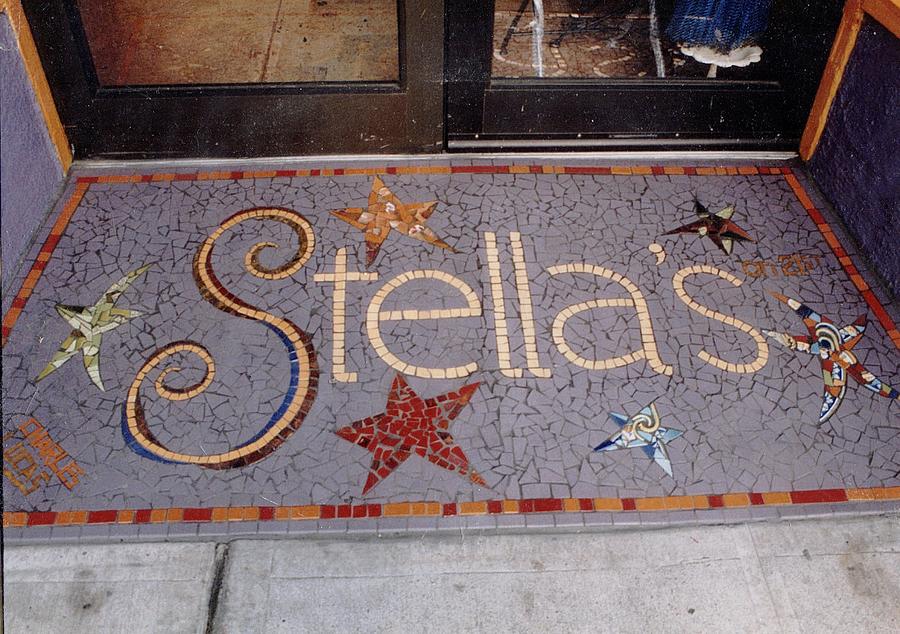 Stella s Store Front  Ceramic Art by Charles Lucas