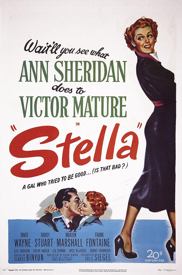 Movie Photograph - Stella, Us Poster Art, From Left Victor by Everett