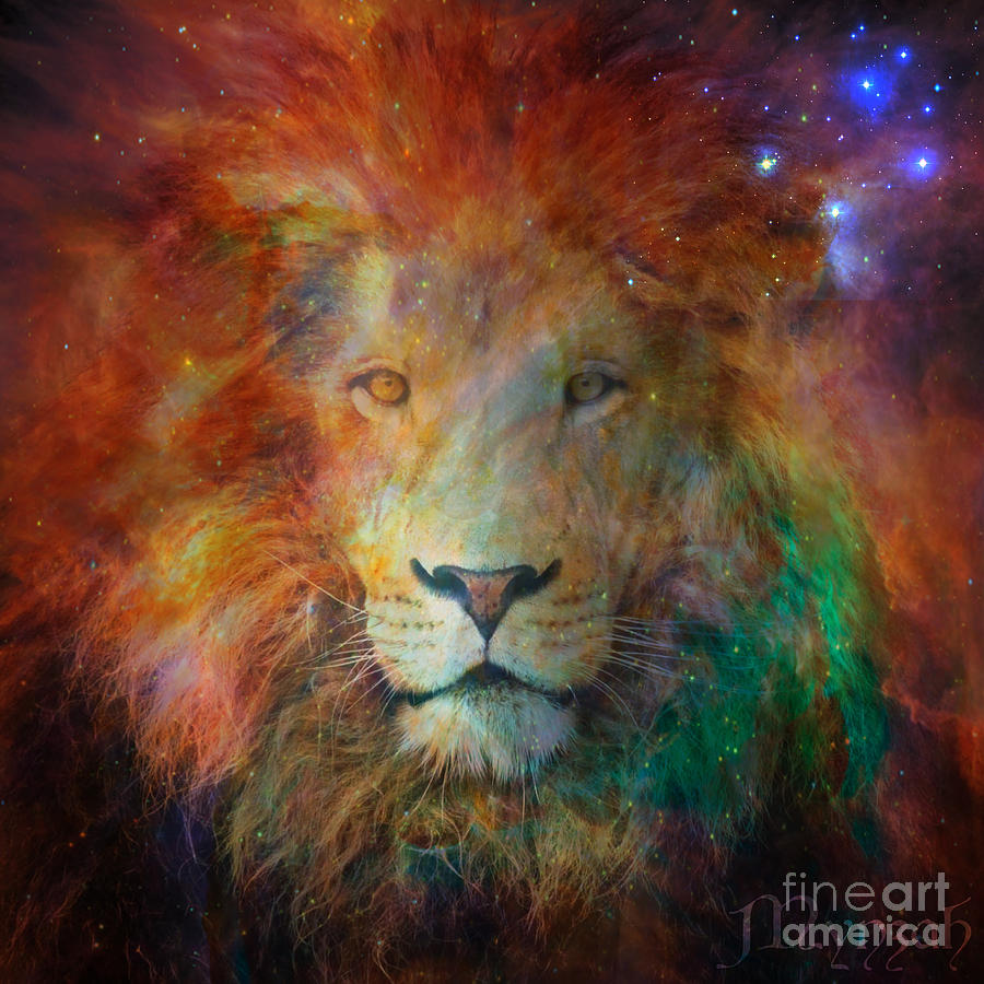 Stellar Lion Digital Art