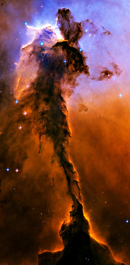 Space Photograph - Stellar Spire in the Eagle Nebula by Ricky Barnard