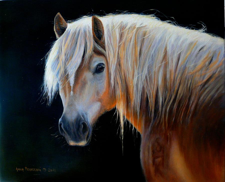 Equine Painting - Stelvio by Anna Franceova Equine Painting - Stelvio by Anna Franceova
