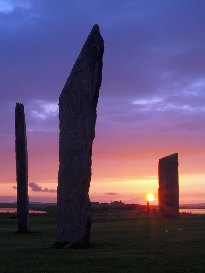 Sunset Photograph - Stenness Sunset 5 by Steve Watson Sunset Photograph - Stenness Sunset 5 by Steve Watson