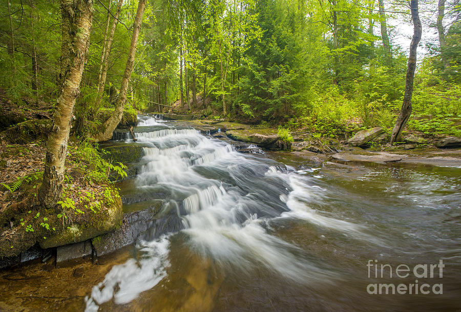 Fall Photograph - Step Falls of Bicknell Brook by Jim Block