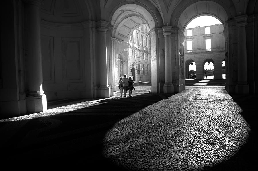Black And White Photograph - Step into the light by Georgina Noronha