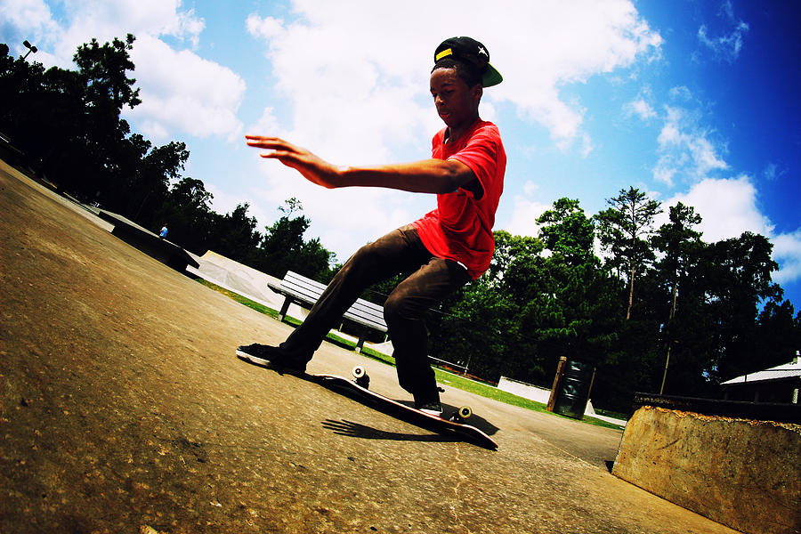 Skateboarding Photograph - Step Off by Mick Logan