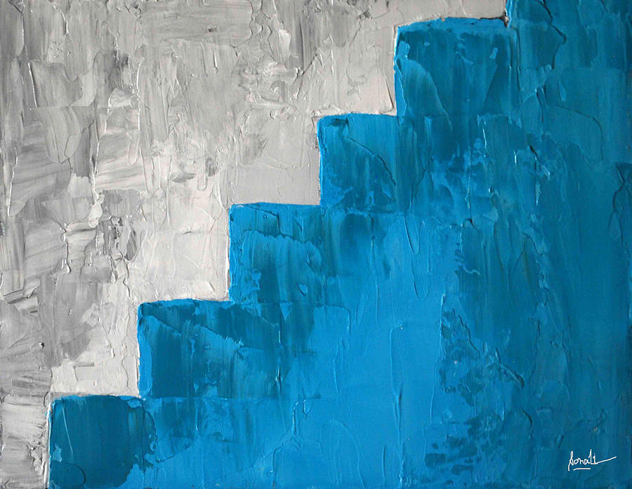 Blue Painting - Step Up by Sonali Kukreja