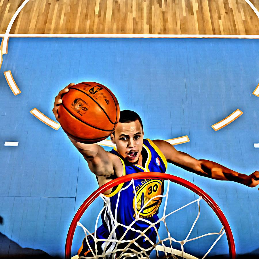 Steph Curry Painting by Florian Rodarte Steph Curry Painting by Florian Rodarte
