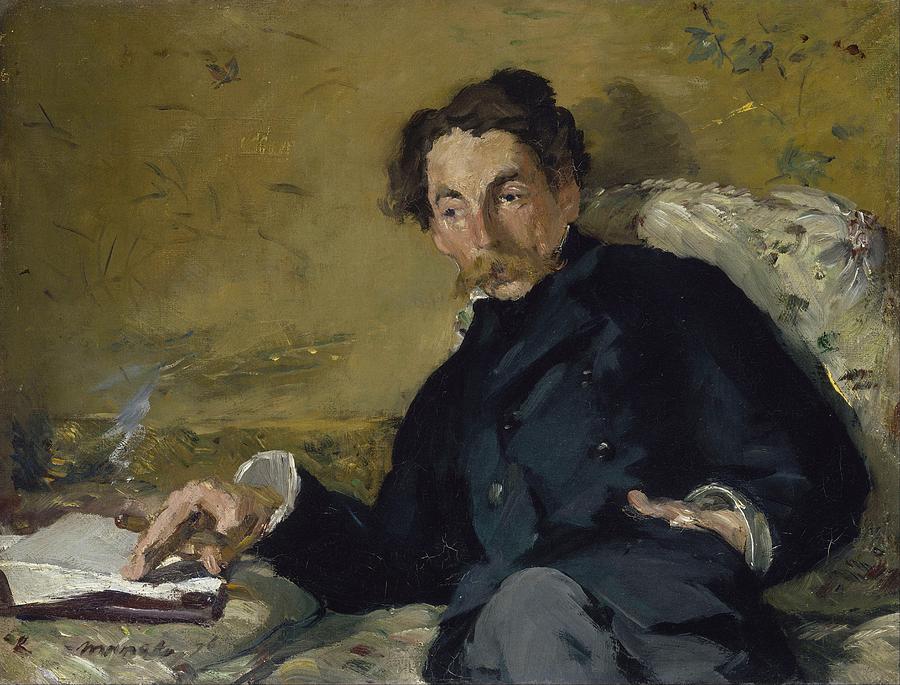 Edouard Manet Painting - Stephane Mallarme by Edouard Manet