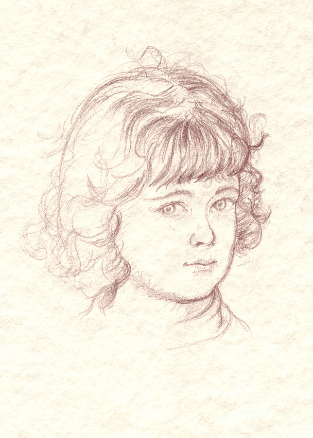 Stephanie 1998 Drawing by Russell Kightley