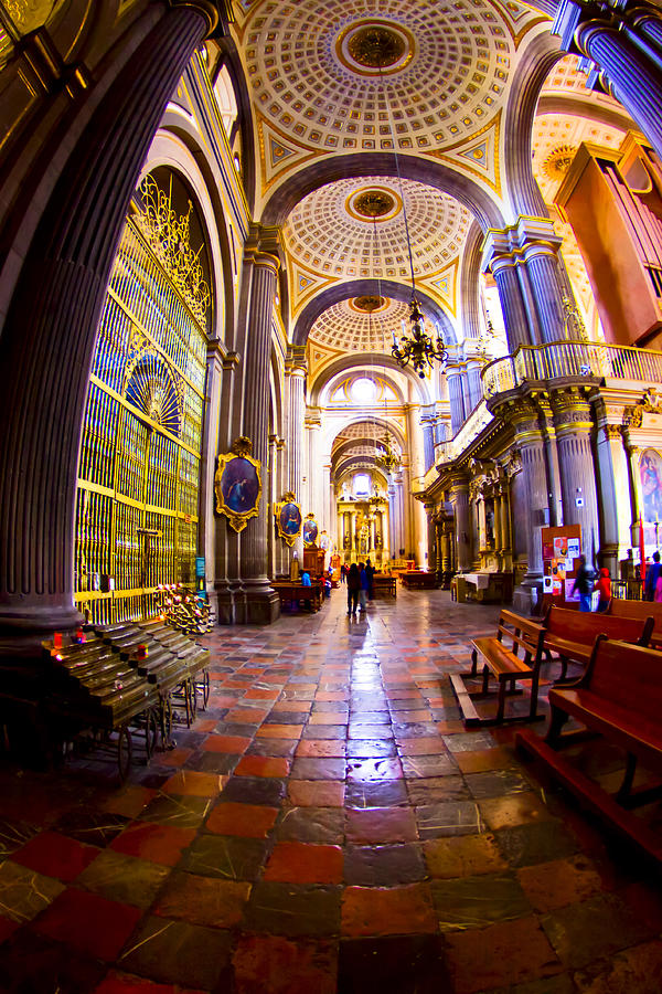 Stepping Into Puebla Cathedral Photograph by Mark Tisdale