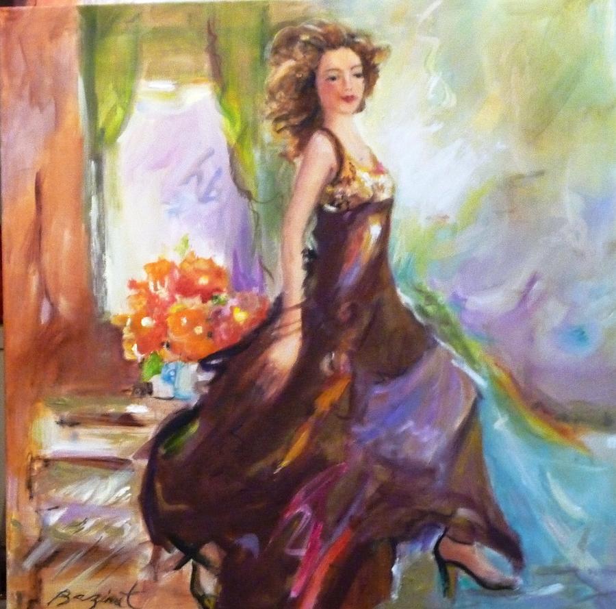 Stepping Out Painting By Jane Bazinet - Fine Art America