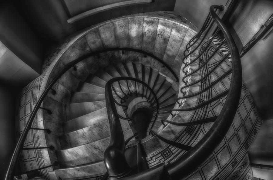 Steps 2. James A Garfield Monument  Photograph by Michael Demagall