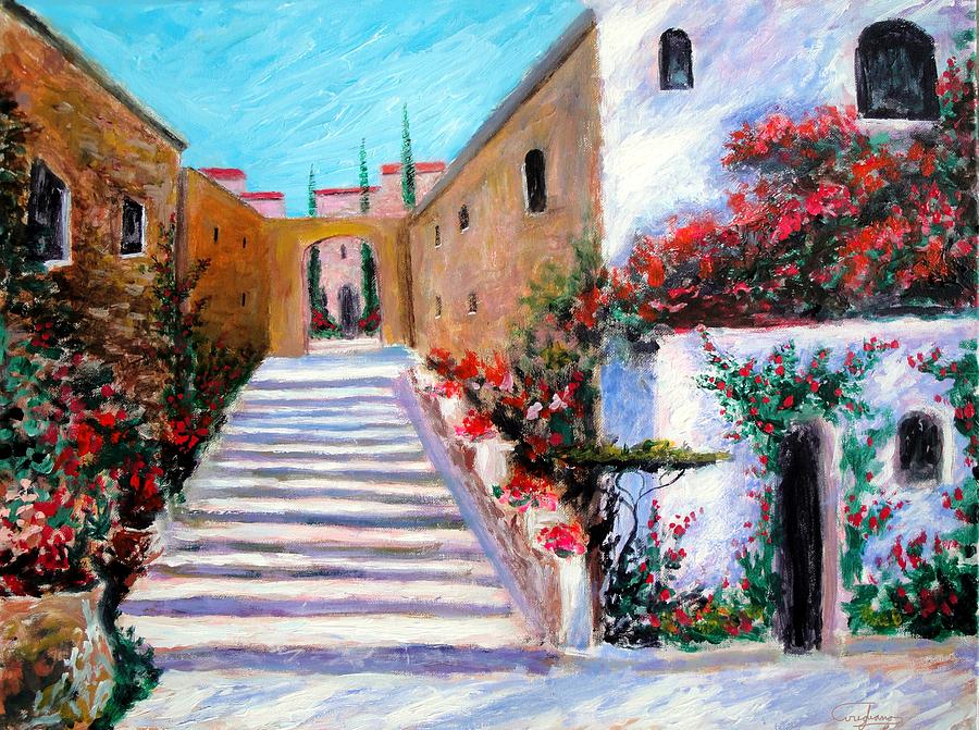 Steps Of Beauty Painting by Larry Cirigliano