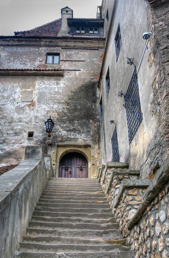 Steps Of Draculas Castle Photograph