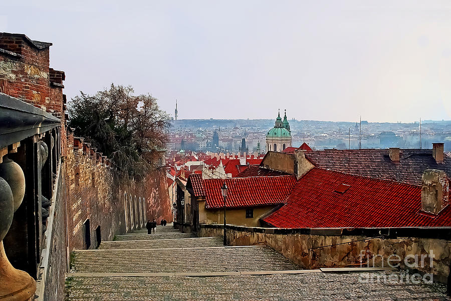 Steps of Prague Photograph by Elvis Vaughn