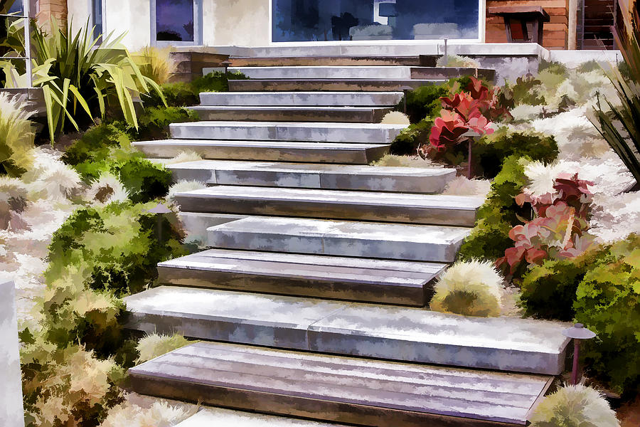 Steps Digital Art by Photographic Art by Russel Ray Photos