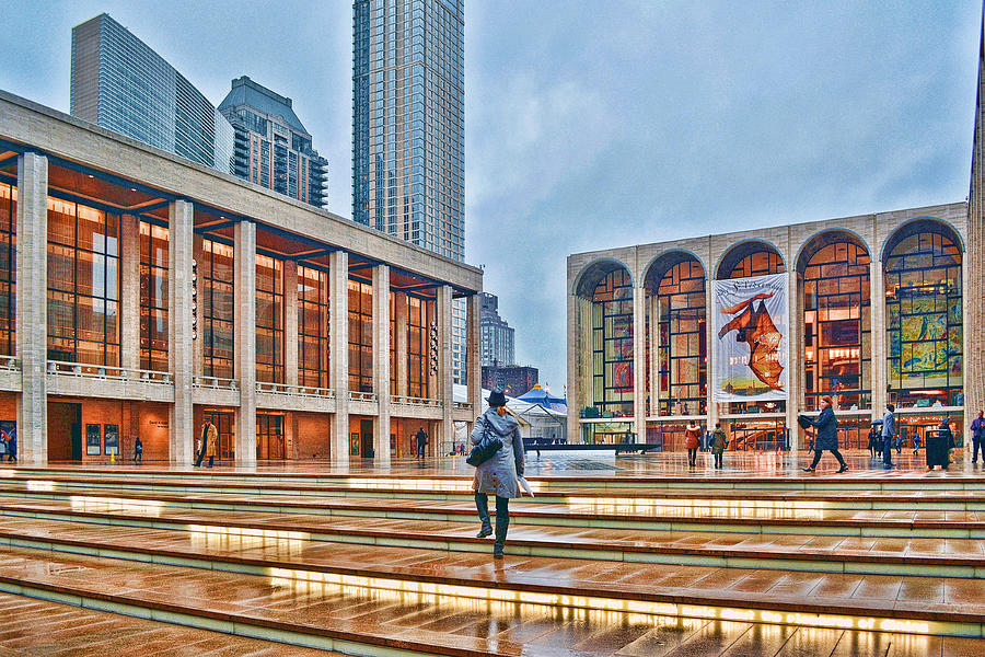 Steps to Fame Lincoln Center Photograph by Jeffrey Friedkin