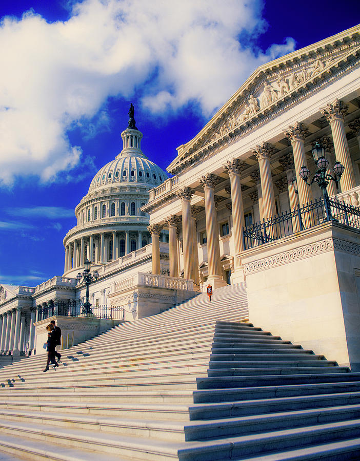 Steps To Senate Chambers At Us Capitol Photograph by Panoramic Images ...