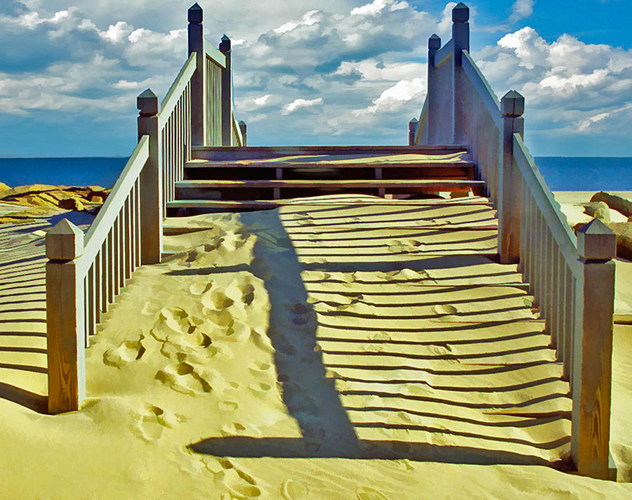 Steps To The Sky Photograph by Gary Slawsky