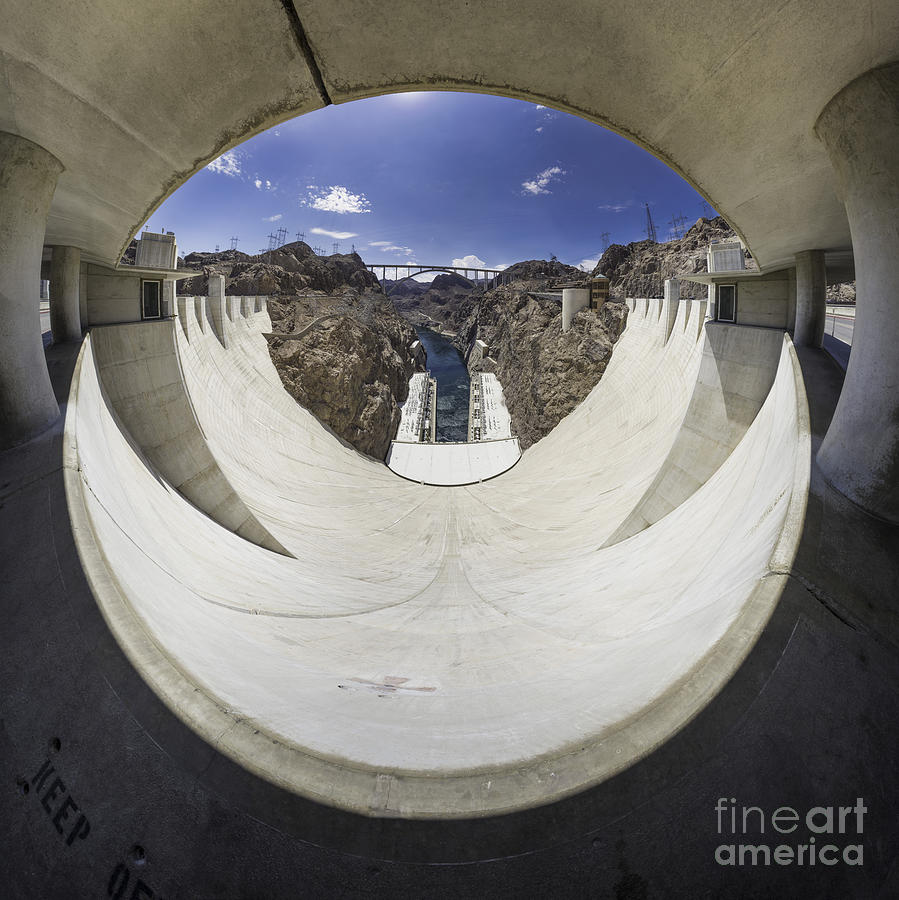 Stereo Panoramic of the Hoover Dam Photograph by James L Davidson