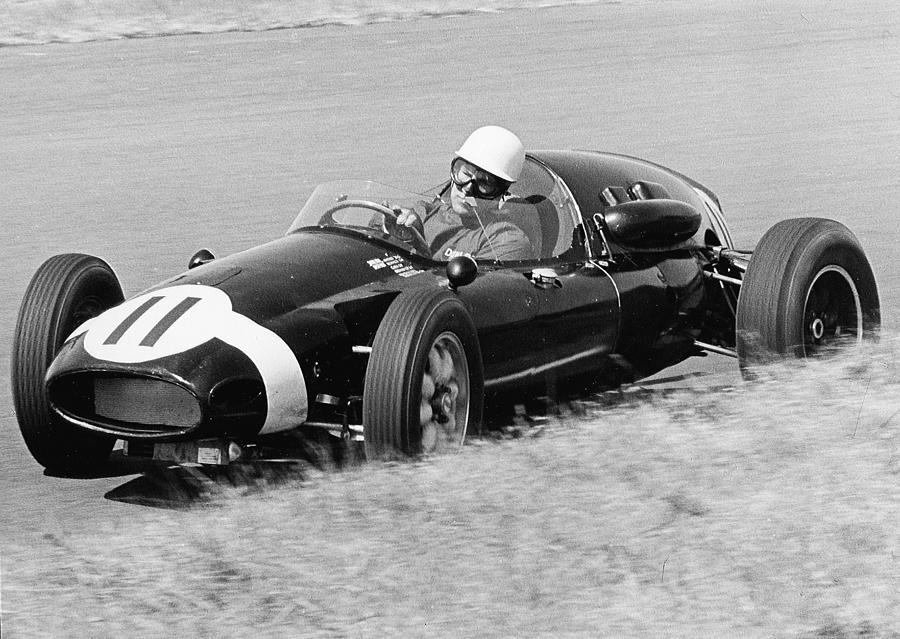 Sterling Moss Photograph - Sterling Moss Cooper Climax by Robert Van Es
