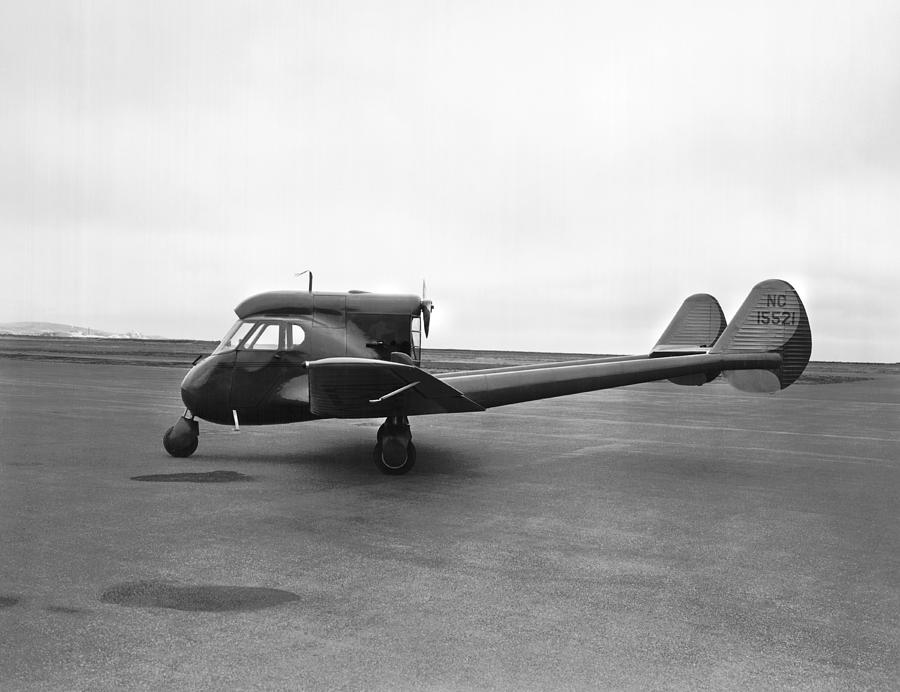 San Francisco Photograph - Sterman-Hammond Y-1S Aircraft by Underwood Archives