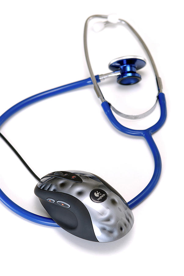 Stethoscope And Mouse Photograph by Lea Paterson/science Photo Library