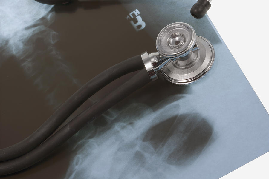 Stethoscope And X-ray Photograph by Science Stock Photography