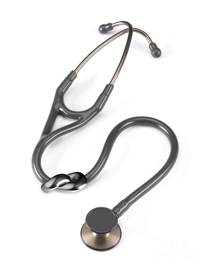 Stethoscope With Knot Photograph by Mike Agliolo
