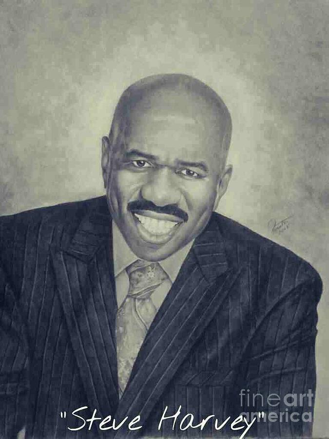 Steve Harvey Drawing by Clarence Pointer