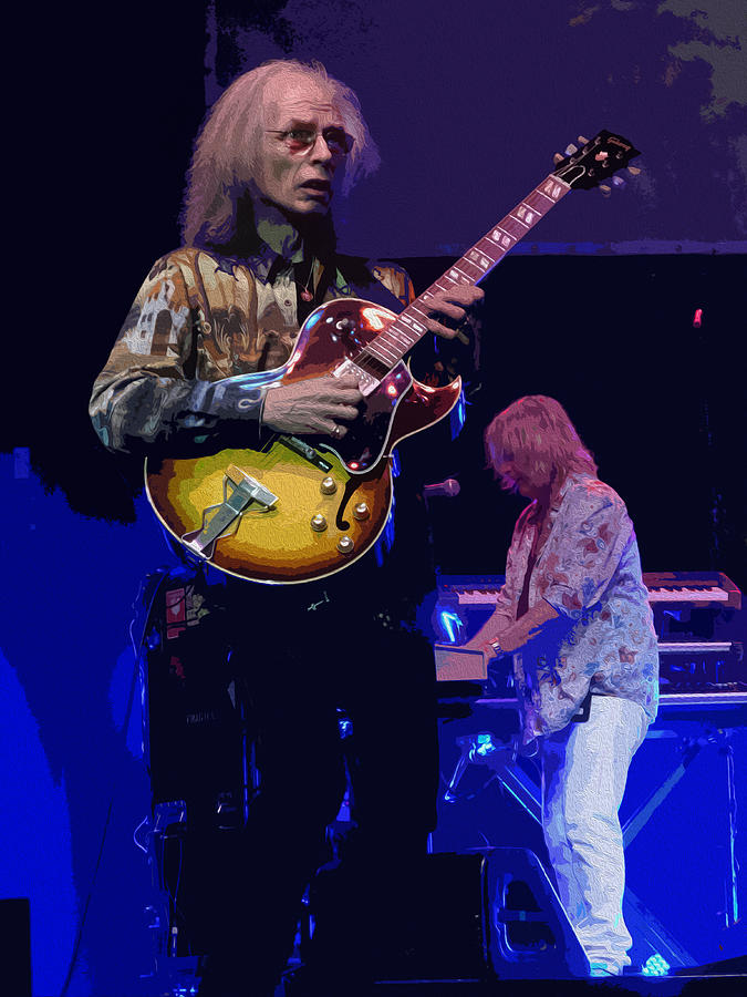 Steve Howe - Geoff Downes - YES Photograph By Michael Wolf