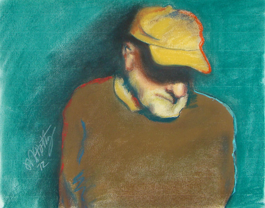 Steve in Thought Painting by Michael Foltz