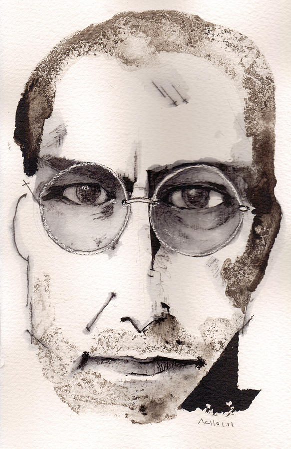 Portrait Painting - Steve Jobs as The Innovator by Mark M  Mellon