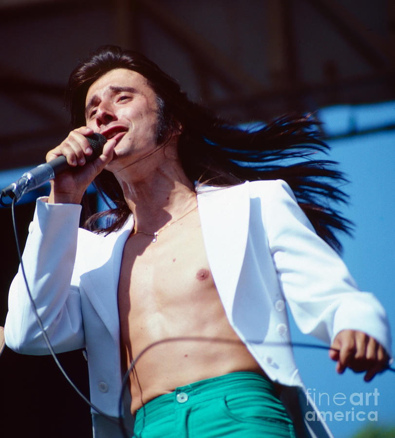 Steve Perry of Journey at Day on the Green. is a photograph by Daniel Larse...